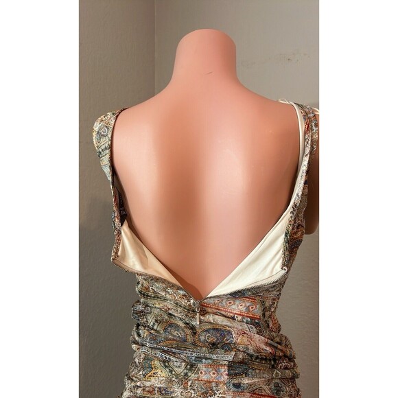 ZARA TRAFALUC Women M Slip On Lightweight Knit Dress STRETCH MULTICOLOR NWT #39 - Picture 5 of 7